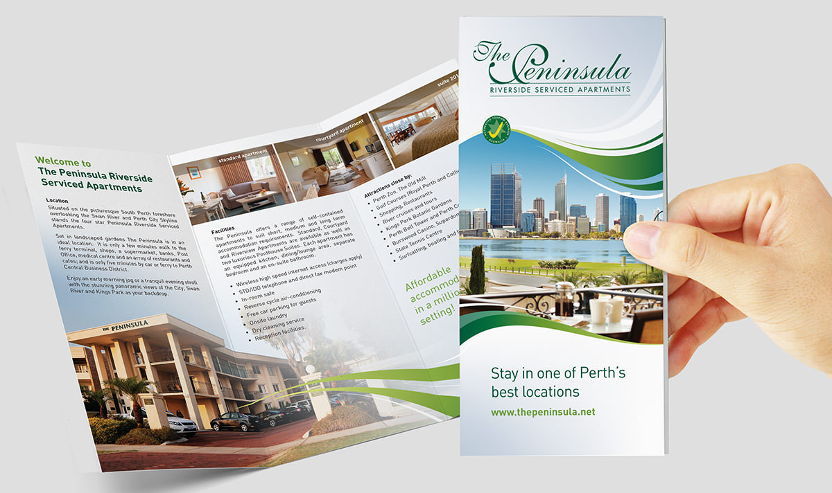 perth hotel brochure design